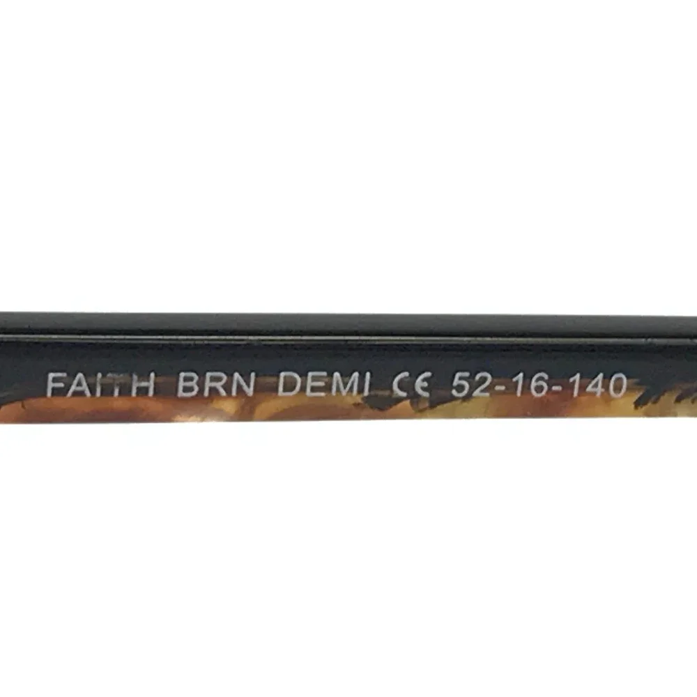 Cosmopolitan Eyeglasses Frames FAITH BRN DEMI Brown Demi Cat Eye 52-16-140
